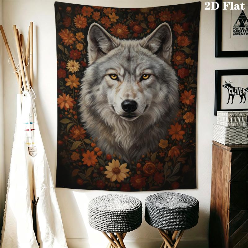 Classical beasts Wall Tapestry Aesthetic Wall Hanging Printed Fabric Blanket Decorative Tapestries for Bedroom Living Room Home Decor