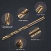 13pcs 17/64" 1/16" 7/32" 15/64" Twist Drill Bits M35 Cobalt High-Speed Steel Drill Bit for Metal Stainless Steel Drilling Tool