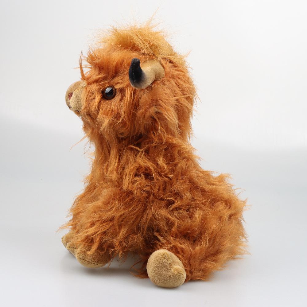 Highland Cow Plush Simulation Scottish Highland Cow Plush Plush Toy With Long Hair And Cute Appearance
