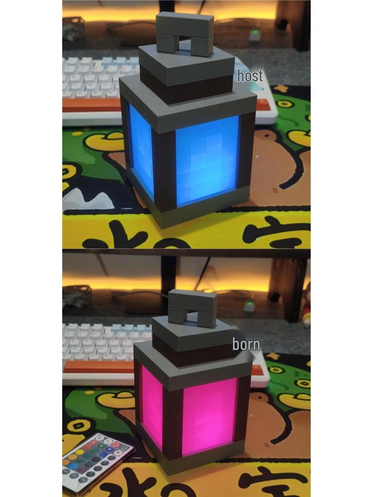 My World Rechargeable Glow Lantern: Children's Bedroom Night Atmosphere Light