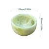 1pc Natural Jade Bowl Jadeite Stone Cup White Marble Small Wine Glass Hibiscus Stone Small Ornaments Home Decoration Gift