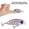 5 Stück gemischte Farben Minnow-Köder Künstlicher Hardbait Wobbler Angelköder für Forellen Barsch Karpfen Angelzubehör