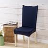Household Elastic One-piece Hotel Dining Table and Chair Back Cover European Fabric Seat Cover Chair Stool Cover Dining Chair Cover