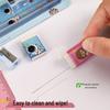 Cartoon Pencil Set with Ruler, Eraser, and Sharpener for Primary Students