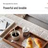 Japanese Style Black Walnut Solid Wood Serving Tray