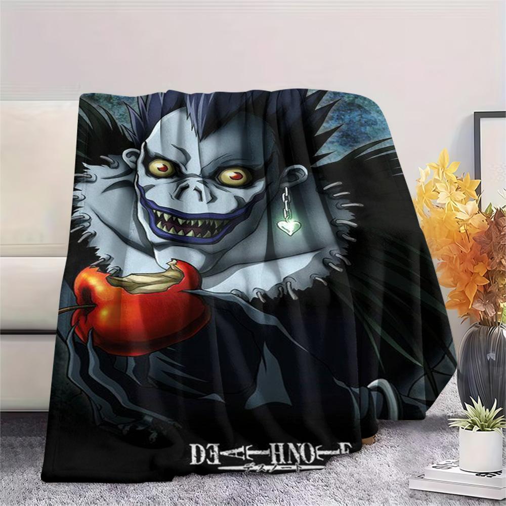Death Note Anime Print Blanket Camping Trip Blanket Air Conditioning Blanket Sheet Digital Printing