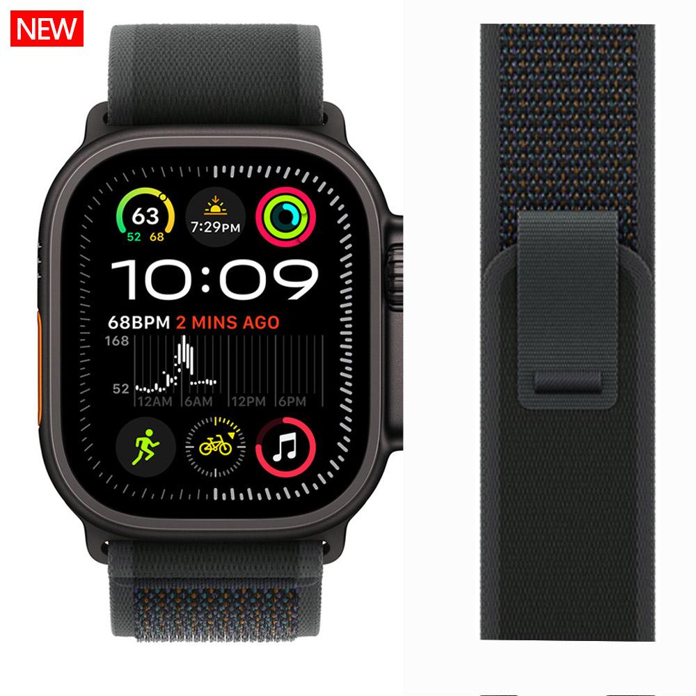 

Нейлоновый ремешок Trail Loop для Apple Watch Ultra 2 49 мм 44 мм 40 мм 45 мм 41 мм Correa Браслет IWatch Серии 7 6 Se 8 9 10 46 мм 42 мм 38 мм Ремешки 42 44 45 49mm