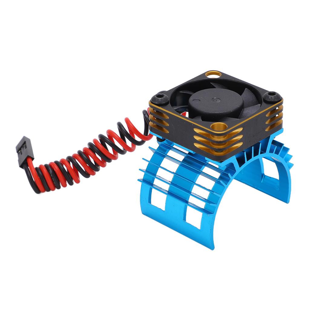 36mm Metal Motor Cooling Fan for 112 110 RC Car 540 550 560 Motor Upgrade PartsBlue