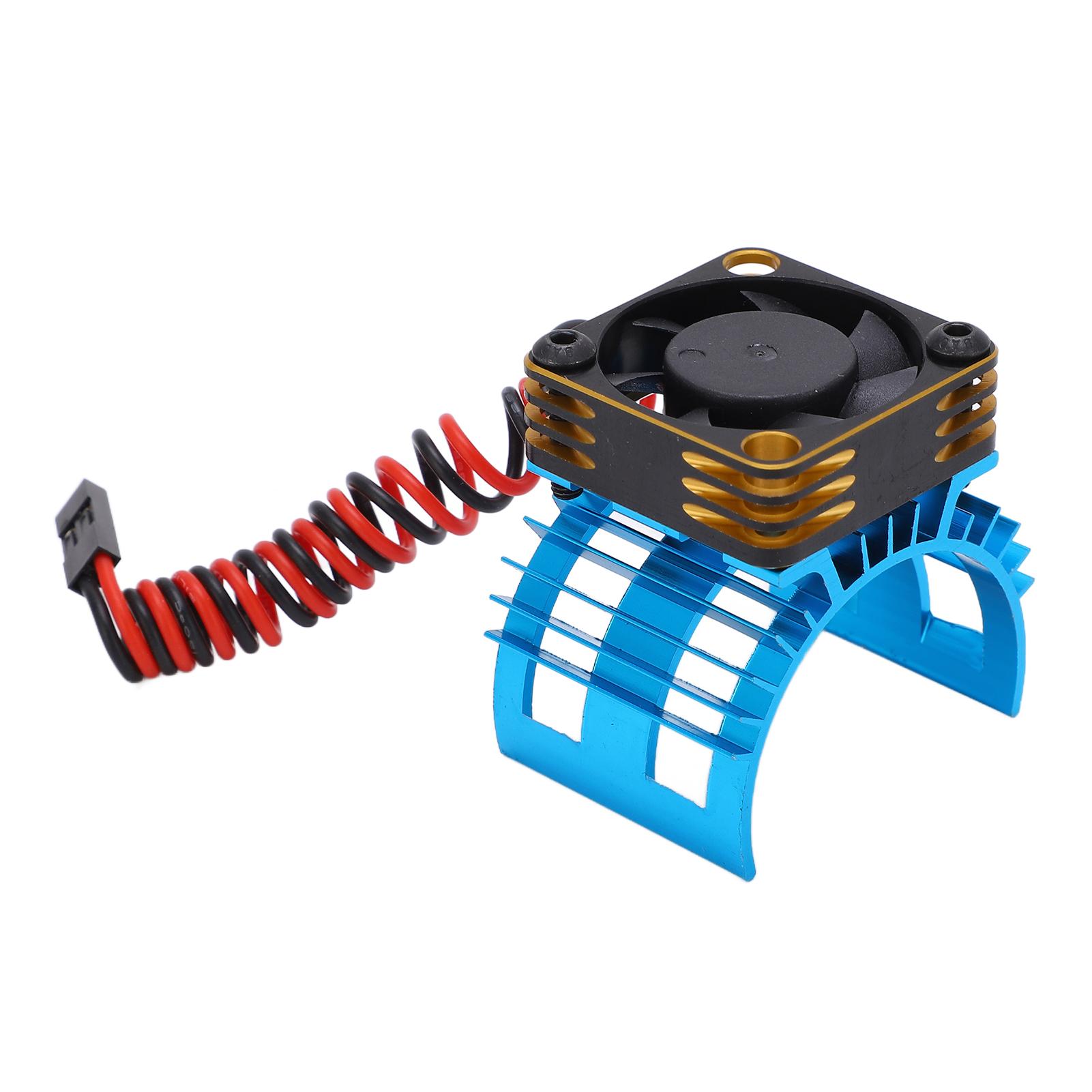

36mm Metal Motor Cooling Fan for 112 110 RC Car 540 550 560 Motor Upgrade PartsBlue