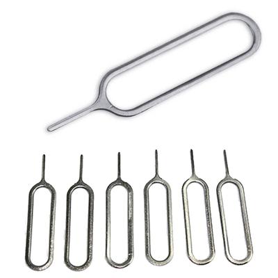 10PCS Sim Karte Tray Entfernung Eject Pin Tool Edelstahl Nadel für Apple iPhone iPad Samsung Xiaomi Huawei