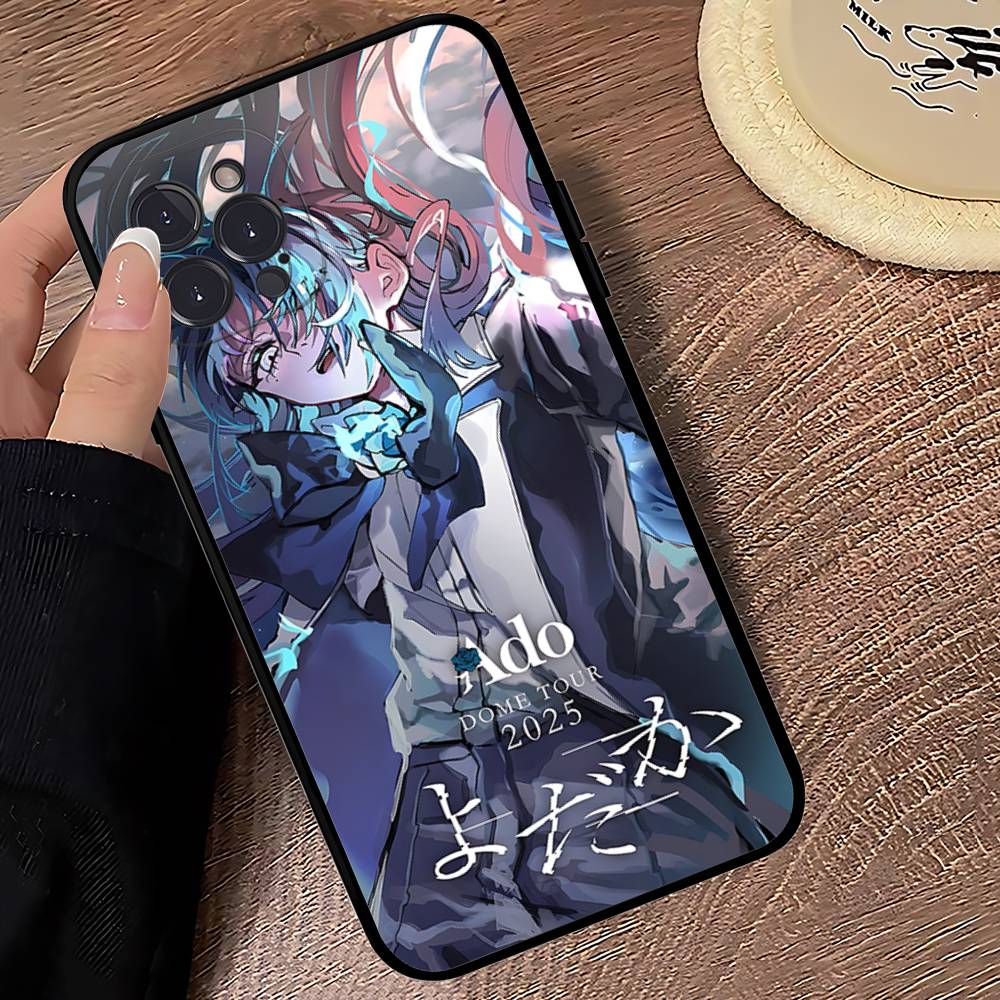 

Чехол для телефона Ado Kyogen X Uta Anmie для iPhone 17 Air 16 15 14 13 12 11 Pro Max 16 15 14 Plus Мягкий чехол из ТПУ iPhone 15 plus