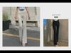 South Korea Dongdaemun Women's Slim Fit High Waist Flared Pants - Slimming & Leg-Lengthening Casual Trousers