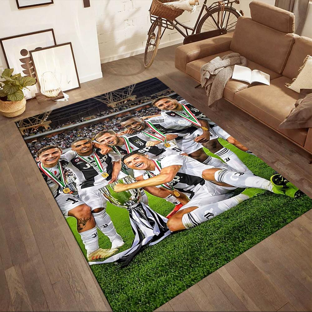 Juventus Floor Rug Office Rug Perfect For Decorate Room Living Rooms Hallway Kitchen Antislip Carpet Anime Office Decor