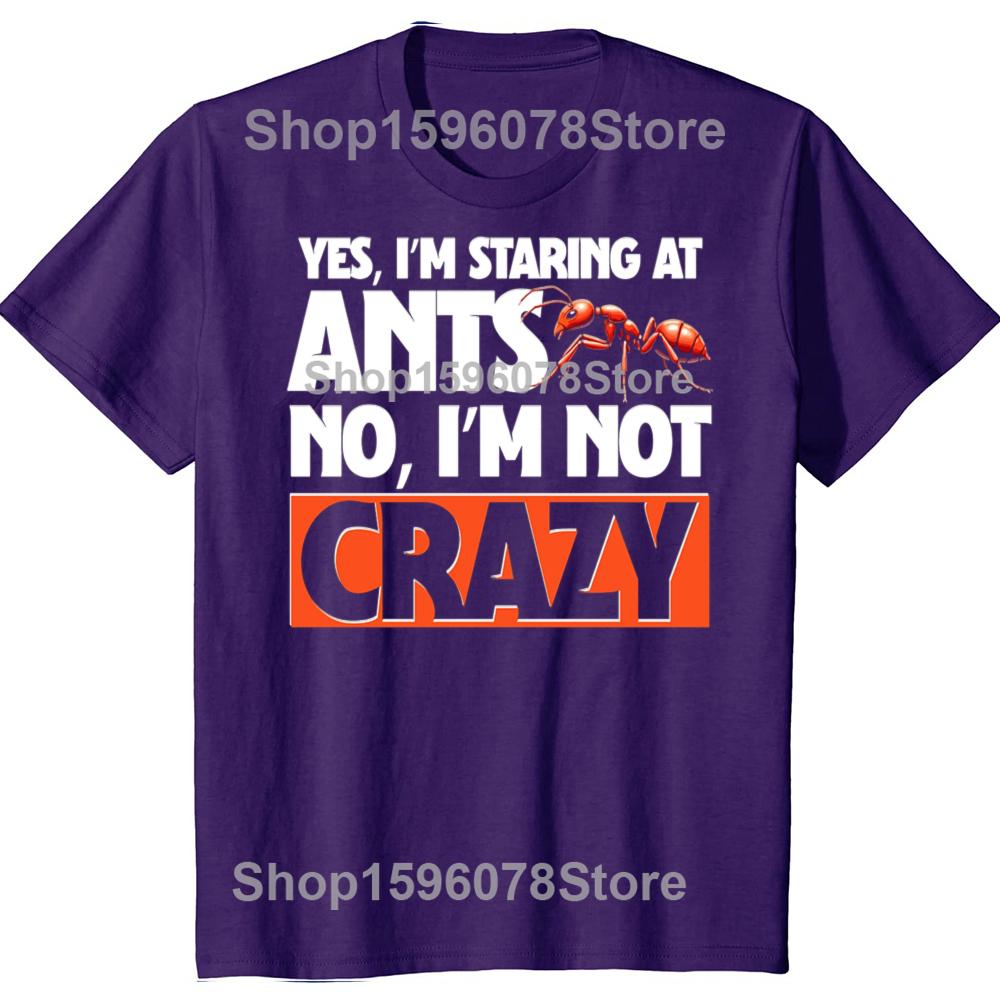 

Funny Ant Keeping Classic Graphic 100% Cotton T-shirt Men Fashion Print Tshirt Loose Oversized Streetwear Hip Hop Unisex T Shirt 4XL
