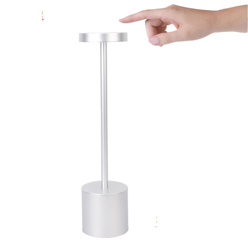 Classic Wireless USB Rechargeable 3 Colors LED Table Lamp Touch Sensor Desk Lamp Bar Ambient Night Light Outdoor Bedroom Decor