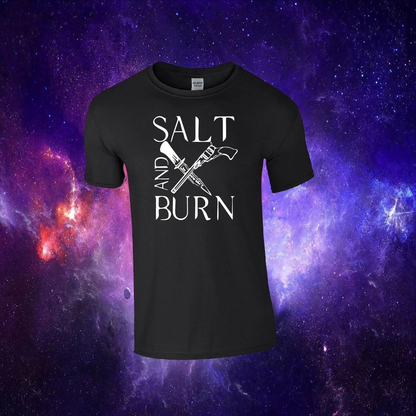 Salt And Burn Supernatural TV Show Inspired Gift Kids/Adults Top T-shirt M