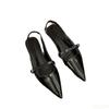 Sommer 2026 Neue Modische Einfache Vielseitige Rock-Sandale Flacher Boden Spitze Bequem Damen Sandalen Zapatos De Mujer