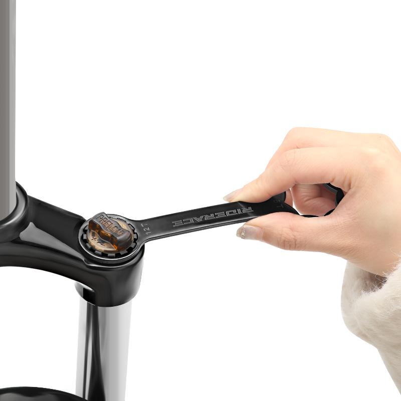 RIDERACE Klíč na přední vidlici kola Ocelový klíč pro Suntour XCM XCR RST Krytka odpružení jízdního kola Demontáž Instalace Opravní nástroj