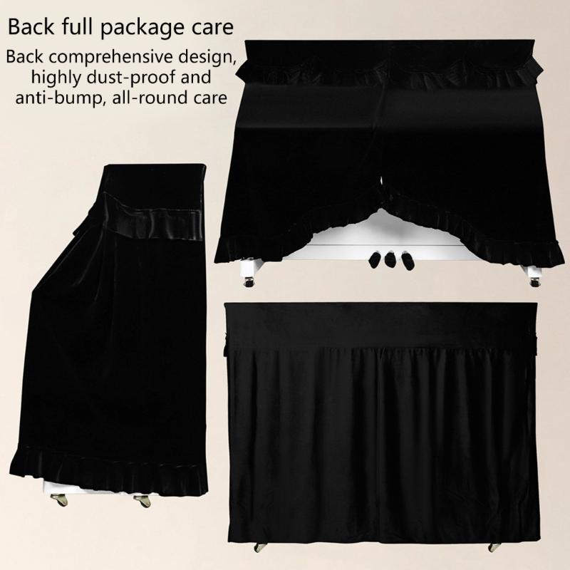 Piano Keyboard Dust Cover Anti-Dust Cover Full Covered Piano Cover Cloth for 88 Keys Electronic Keyboard, Digital Pianos