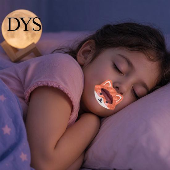 Snoring Mouth Strip 30Pcs Cartoon Animal Sleeping Tape for Kids, Keep Closed, Closure Breathable Breathing Correction Patch, Hypoallergenic