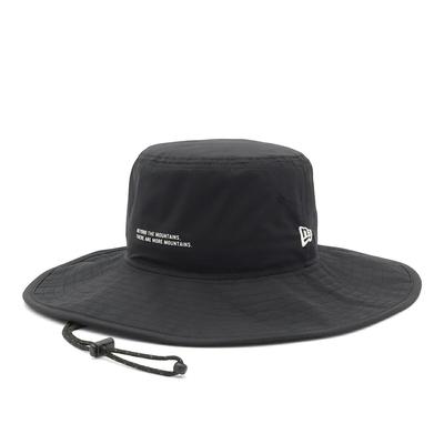 NEW ERA Outdoor Adventure Hat Wide Brim Black OD ADV WB 3L Nylon M/L