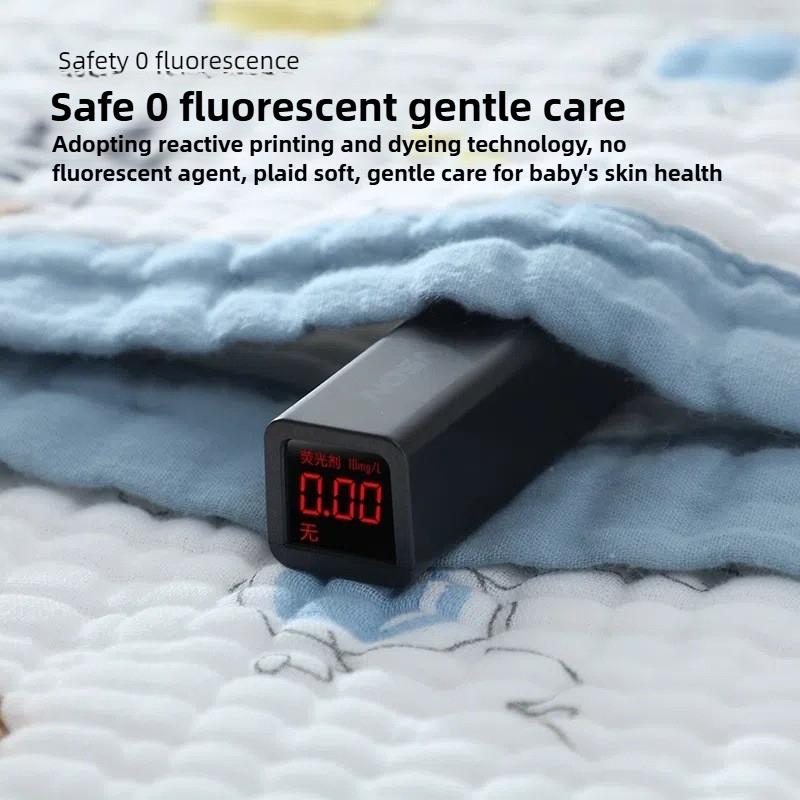 Mullwindel-Badetuch Babydecke Xia Liang wurde von sechs Lagen hochdichter breitkrempiger Neugeborenen-Decken umarmt