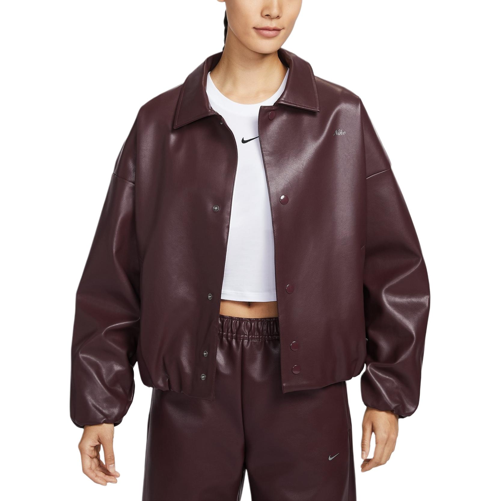 

Nike Sportswear Valentines Day Oversized Single-Breasted Coach Jacket Women Jackets IQ8170-652 L