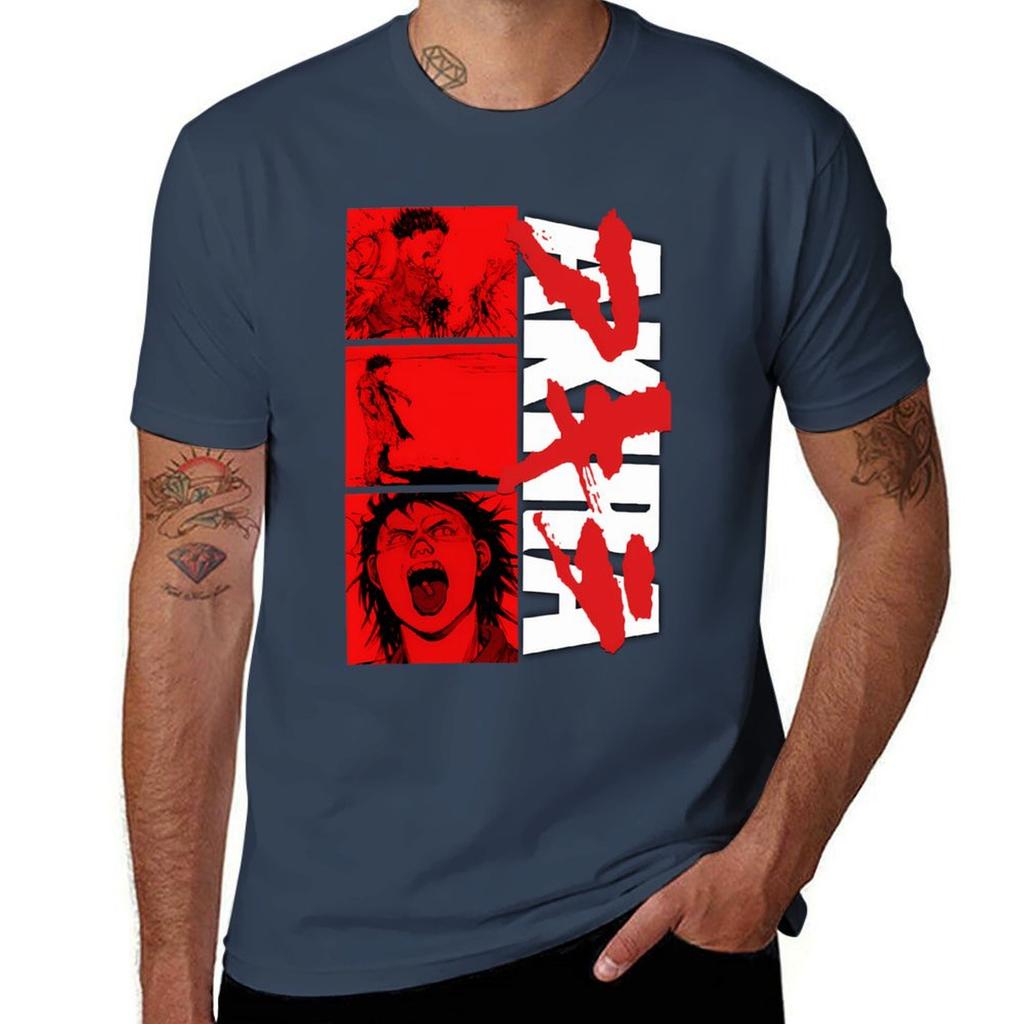 Akira Classic Tetsuo Shima Red T-shirt Man T Shirt Luxury Man T Shirts For Men T Shirt Man Cotton T-shirt