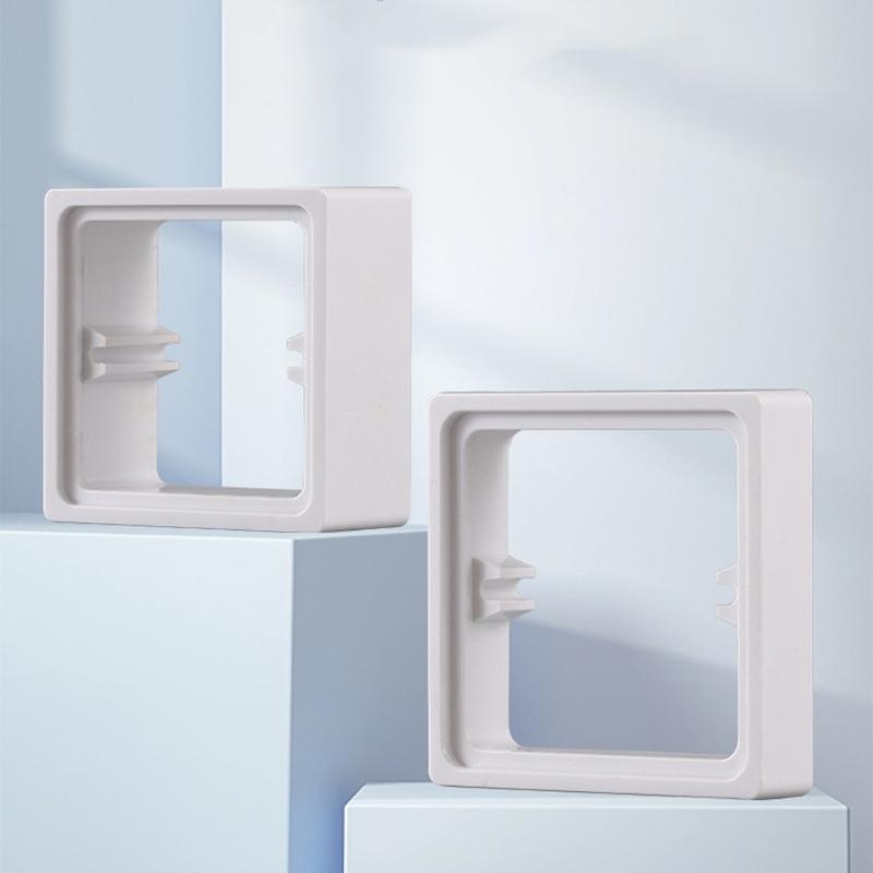 Single Socket Spacer 20mm Light Switches Surround Light Switches Accessory for Increased Installation Space & Compatibility