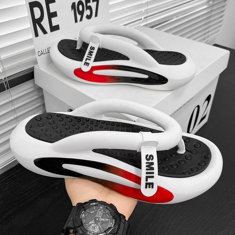 MCTIN Unisex Flip Flop Summer Beach Shoes Non Slip Platform Slippers for Women 5cm Soft Thick Sole Man's EVA Slipper