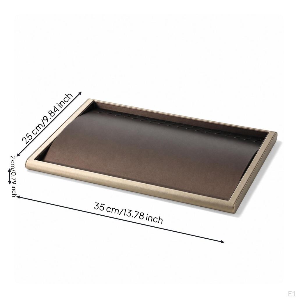 Jewelry Display Tray with Slots Necklace Tray, for Showrooms