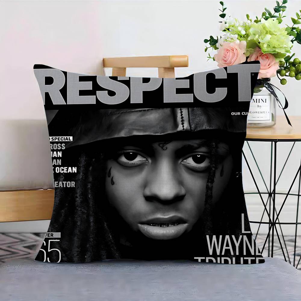 Hip Hop Rapper Lil Wayne Tha Carter Cushion Cover Decorative Pillow Sofa Home Decor Case Pillow Cases