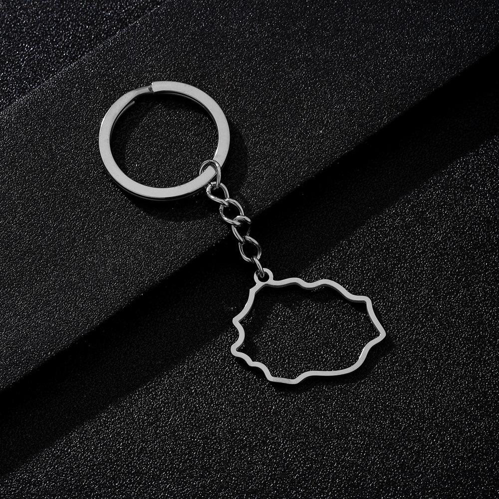 Unisex Ethnic Style Vintage Titanium Steel Pendant Keychain