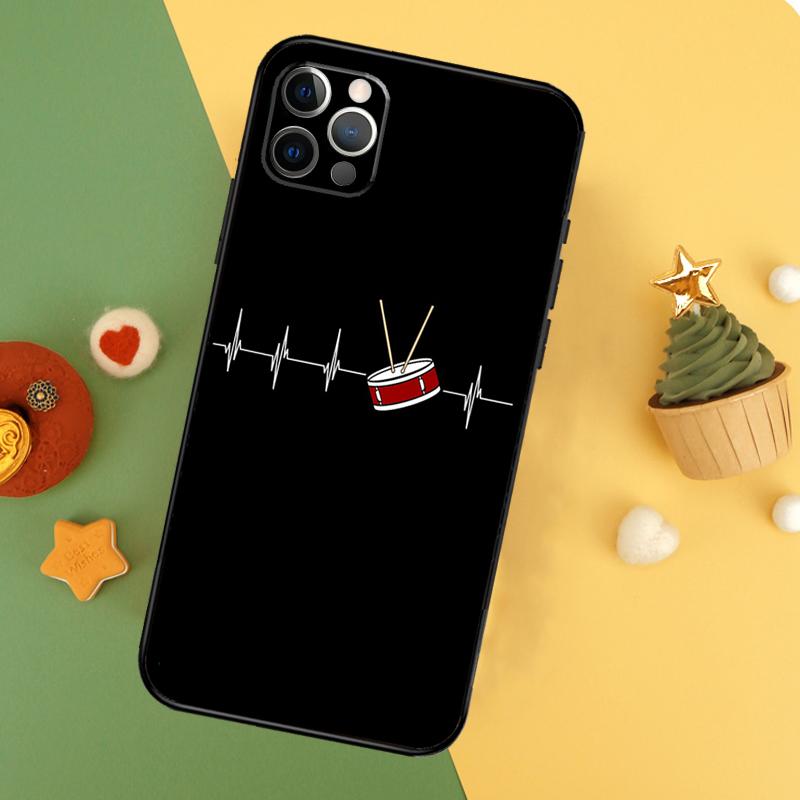 Drum Drummer Music DJ Phone Case For iPhone 17 Pro Max 17Air 16E 15 14 13 12 11 16 Pro Max Mini Shockproof Cover