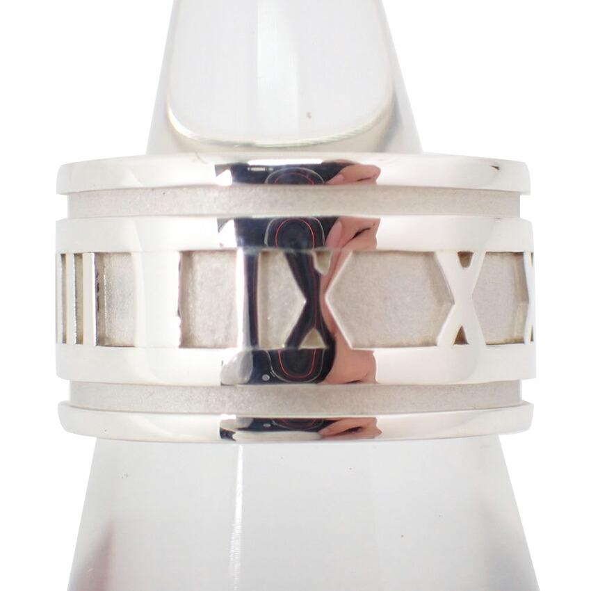 [Used] TIFFANY 925 Atlas Wide Ring, Size 14.5, J44-3