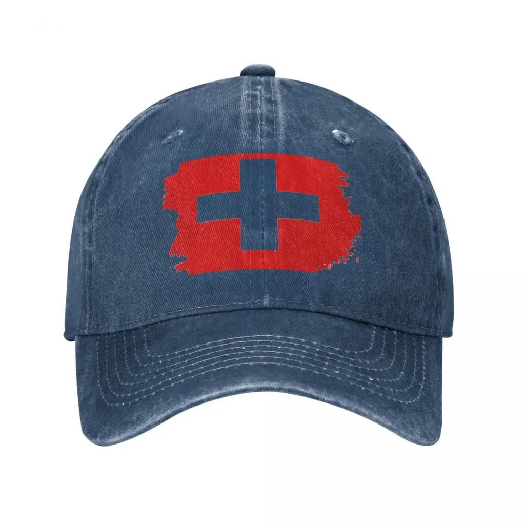SwitzerlandCap Cowboy Hat New Hat Thermal Visor Hood Baseball Cap Golf Hat Women Unisex's