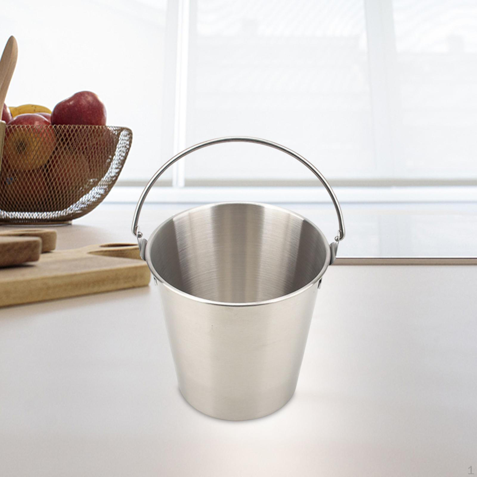 

Відерце з льодом Пляшка для напоїв Контейнер для охолодження Побутова бочка Інструмент Нержавіюча сталь для 700ML Argent