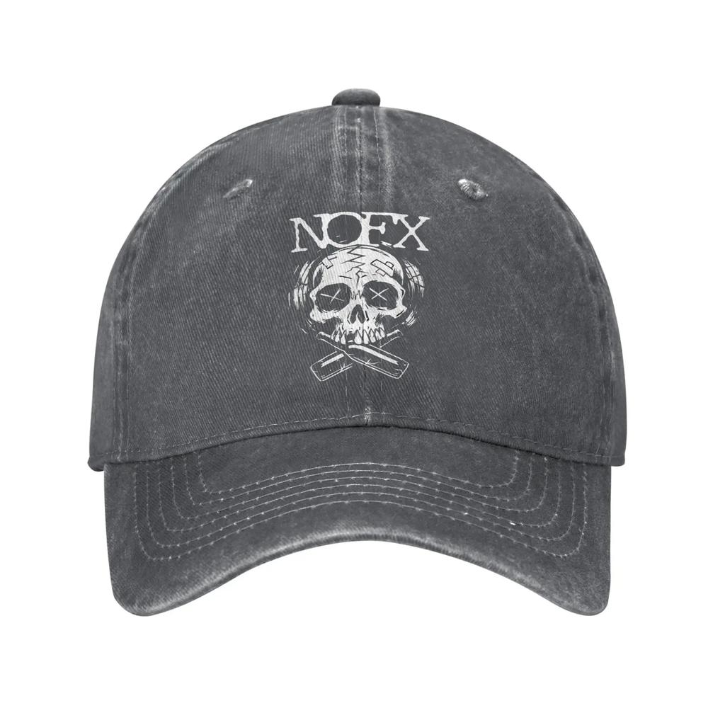 Baseball Cap Nofx Band   Summer Casual Hip Hop Hats Music Unisex-Teens Custom Logo Hunting Camping Breathable Baseball Caps