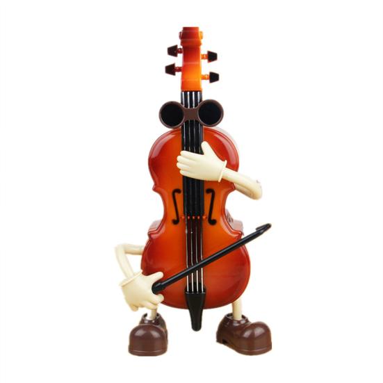 

Качающаяся Мультяшная Музыкальная Шкатулка Виолончель Классическая Мелодия Автоматическое Качание Гитара Заводная Музыкальная Шкатулка Украшение для Дома Офиса Спальни Настольное Украшение Орнамент A