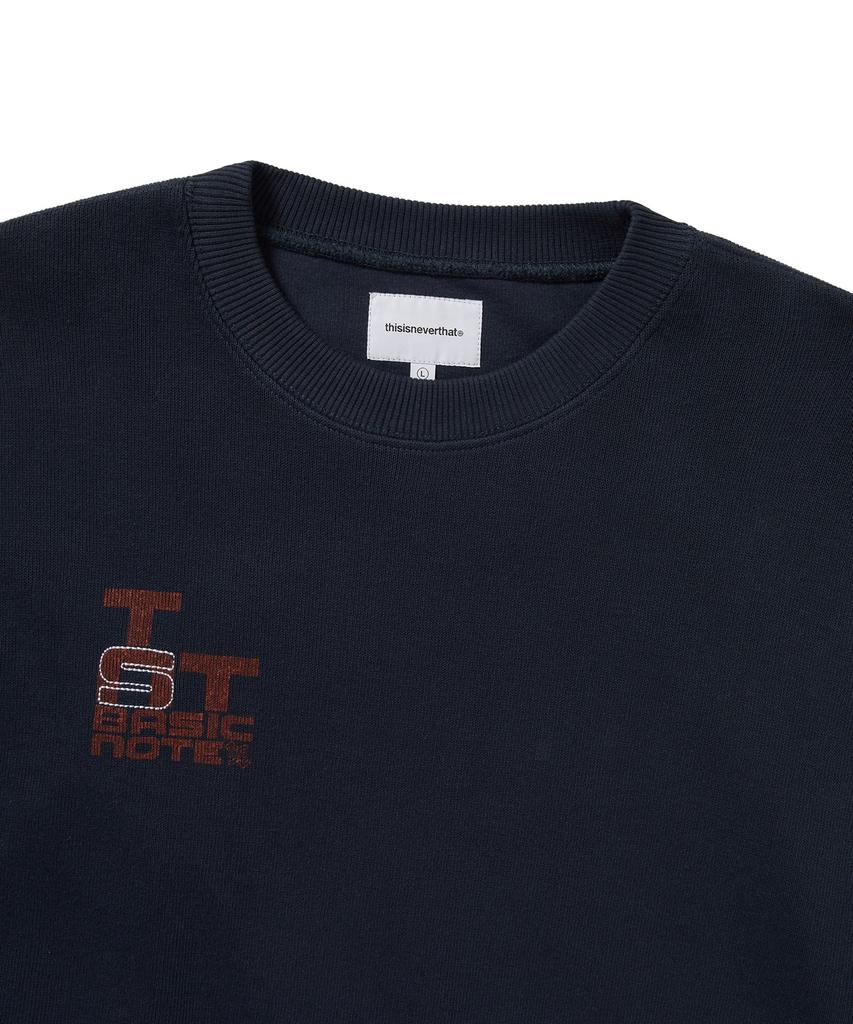 THISISNEVERTHAT Basic Note Crewneck Navy