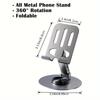 Multi-angle Adjust Portable Phone Lazy Mount Universal Foldable Phone Tablet Stand for Samsung IPhone Ipad