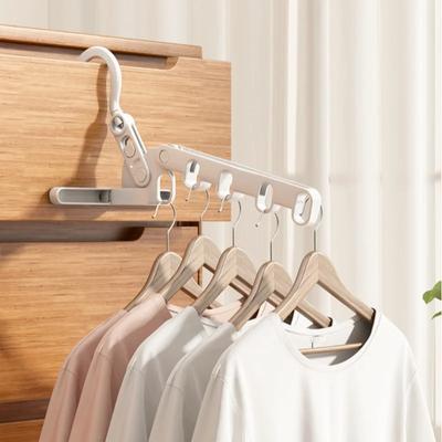 Foldable Drying Rack Portable Folding Travel Hanger Clothes Travel Hangers Hanging Rack with 5 Holes for Hotel Camping Travel