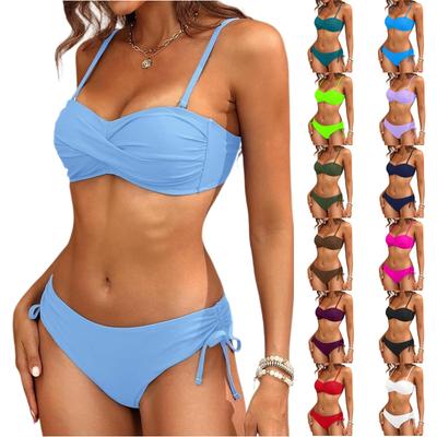 Damski uniwersalny strój kąpielowy bikini z podziałem na wakacje na plaży