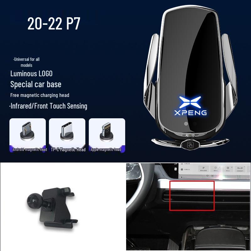 XPeng G3/P7/P5 Magnetic Wireless Fast Charging Phone Holder with Smart Sensor for Air Vent.