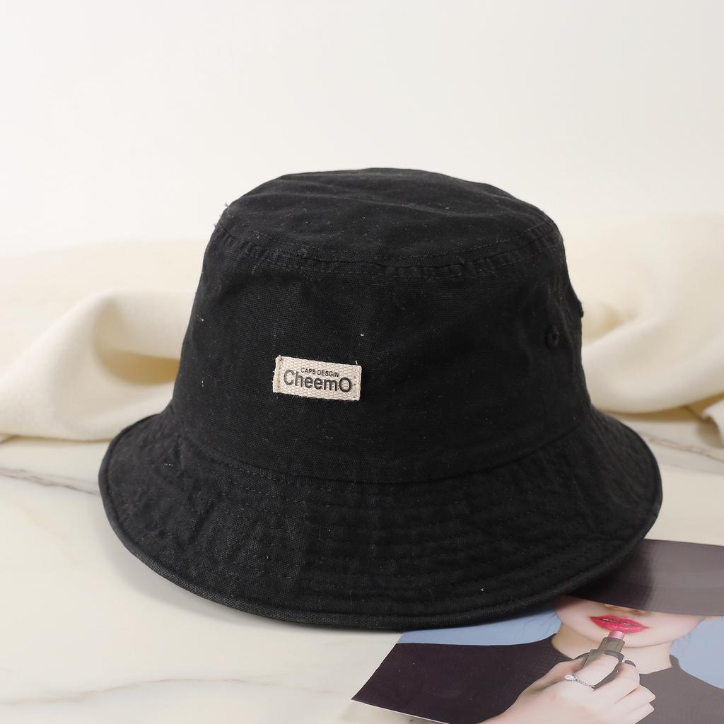 New Spring and Summer Fisherman's Hat Children's Outdoor Versatile Face Small Foldable Basin Hat Fashionable and Simple Sunscreen Hat