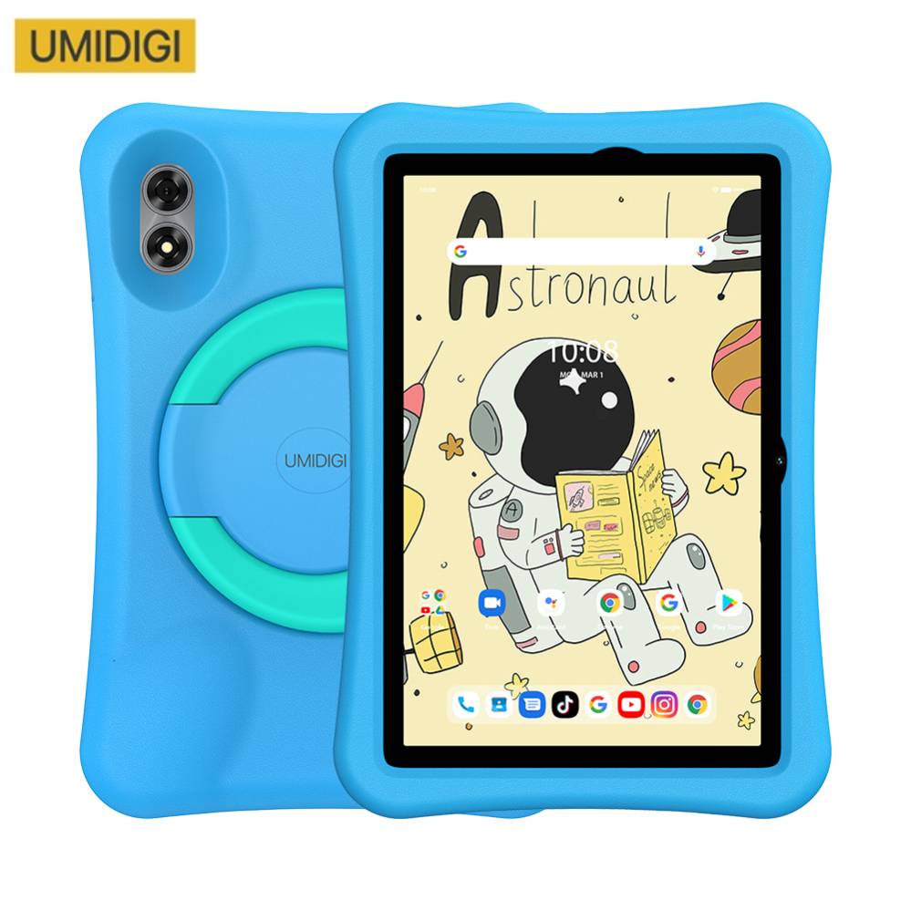 

UMIDIGI G1 Tab детский планшет 10,1 дюймов детские планшеты Android 13 четырехъядерный процессор WIFI 6 6000 мА 4 ГБ 64 ГБ детский для обучения 4+64G синий