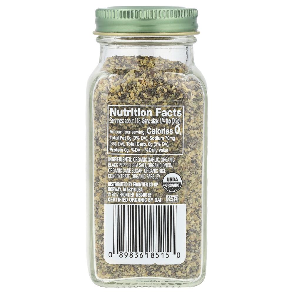 Simply Organic Garlic Pepper, 3.73 Oz (106 G)