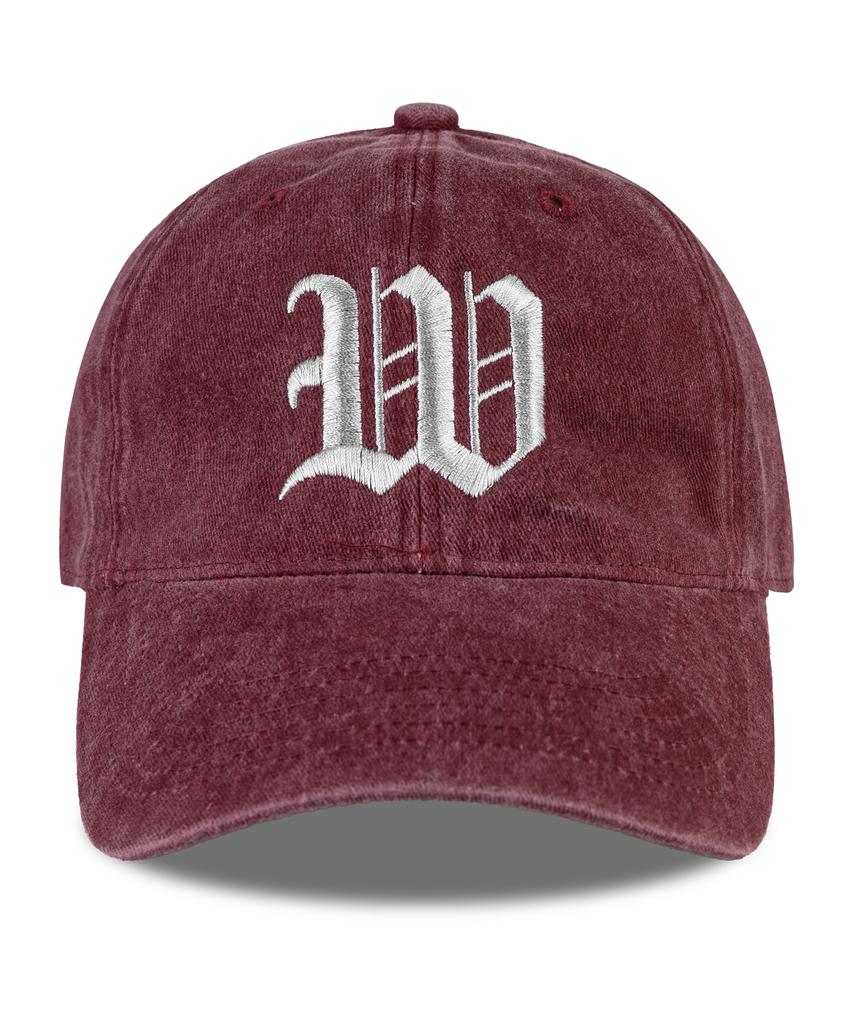 Wig W Ancient Stonewashed Ball Cap - Burgundy