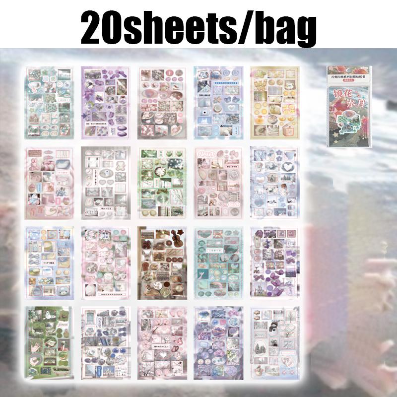 

Mr.Paper kawaii Momentary flash frame cut film sticker book scrapbooking sticker Children s Gift for Student stationery supplies