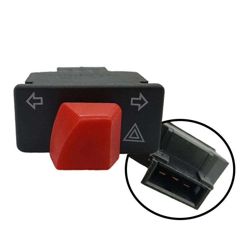 

Turn Signal Starter Switch Button For Scooter For Gy6 Switches For 50Cc 125Cc Single Switch Button Moped Scooter Motorcycle 1pc